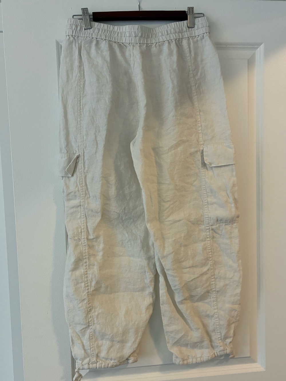 EVERLANE - THE CARGO CURVE PANT IN LINEN - Picture 4 of 4